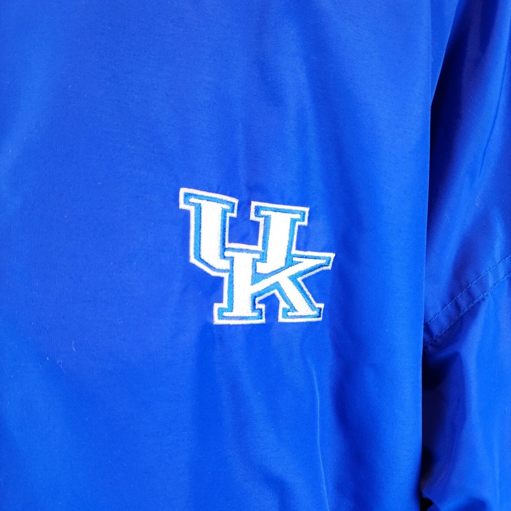 Columbia Kentucky Wildcats Jacket Mens XXL Fleece Lined Full Zip Winter Blue - Picture 2 of 11
